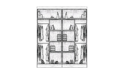 Szafa przesuwna Marika 203 cm z lustrem w kolorze dąb sonoma