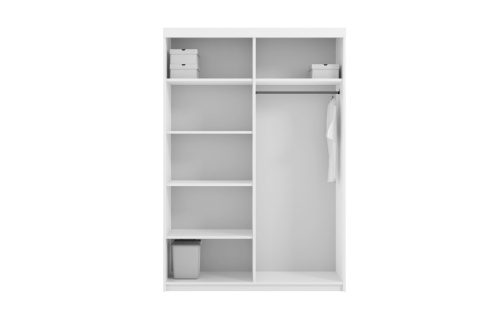 Szafa przesuwna Pola 150 cm w kolorze dąb craft złoty bez luster