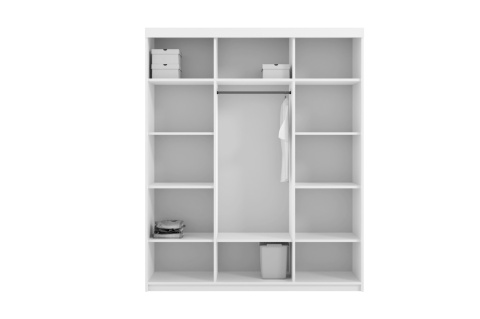 Szafa uchylna NICEA 180 cm w kolorze Glina matowym